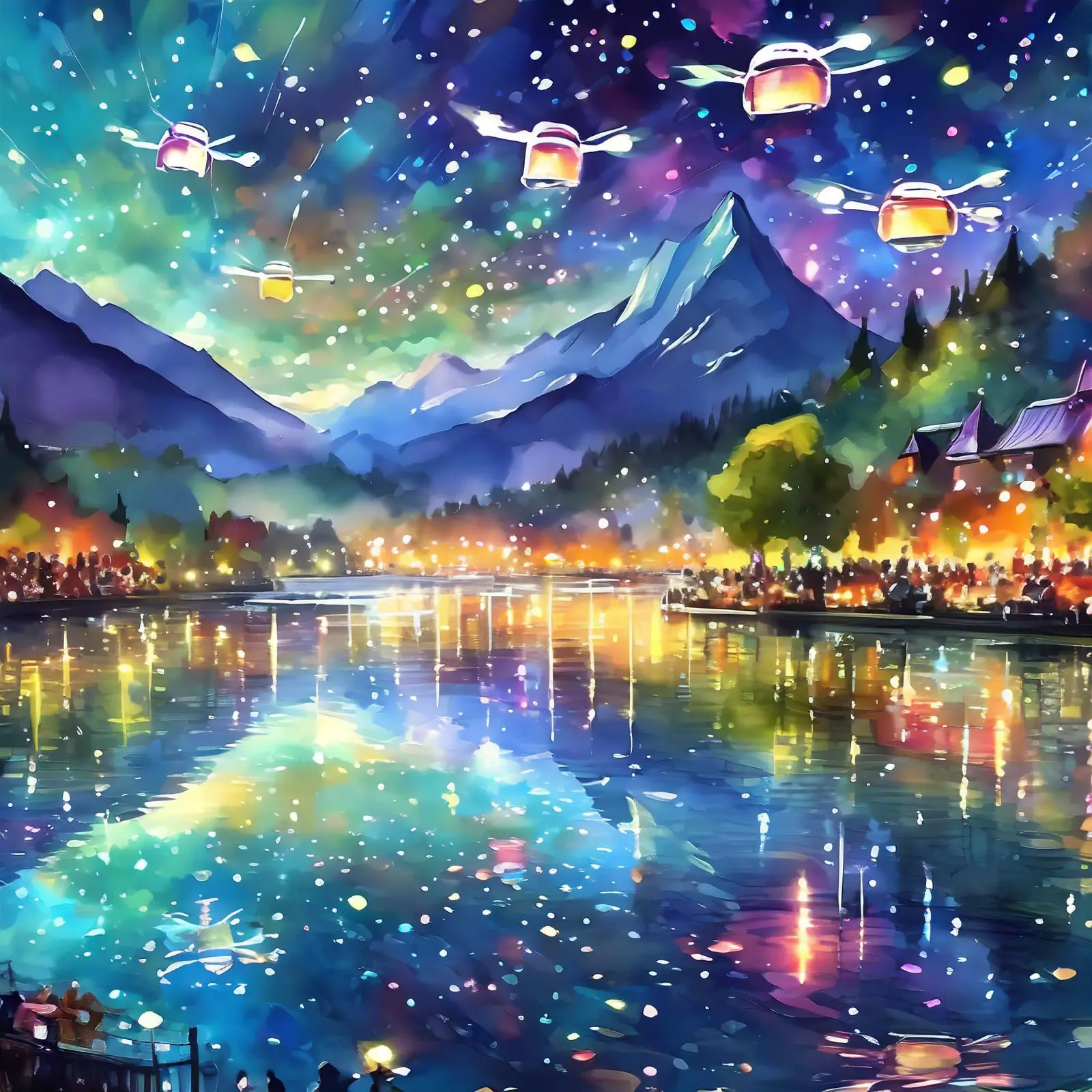 Painting about colorfull 